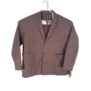 Lululemon Men's Relaxed-Fit Twill Blazer Espresso Brown Size XX Large